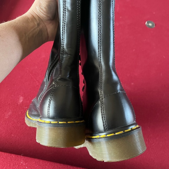 Dr. Martens Black Leather Boots - Picture 4 of 7